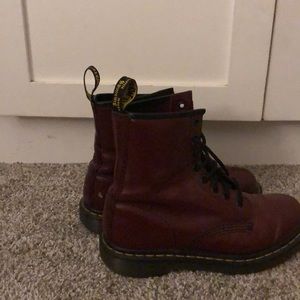 Dr Martens 1460 Smooth Leather Lace Up Boots